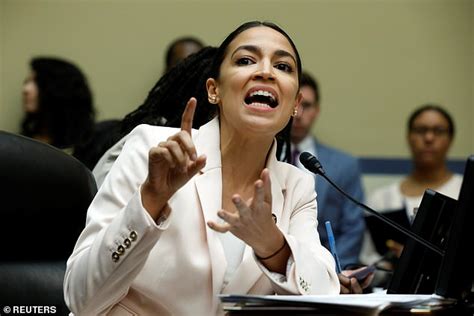 Ocasio Cortez Blasts Democrats For Sitting On Their Hands On Impeachment Daily Mail Online