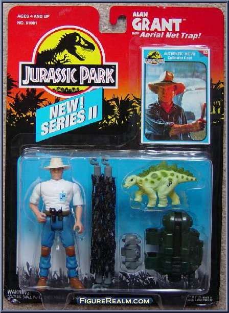 Kenner Jurassic Park Series 2 Alan Grant Ariel Net Trap Figure 1993 Jurassic Park Toys