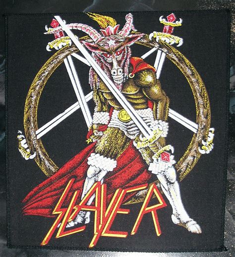 Rare Vintage Slayer Show No Mercy Back Patch Metallicamegadeth