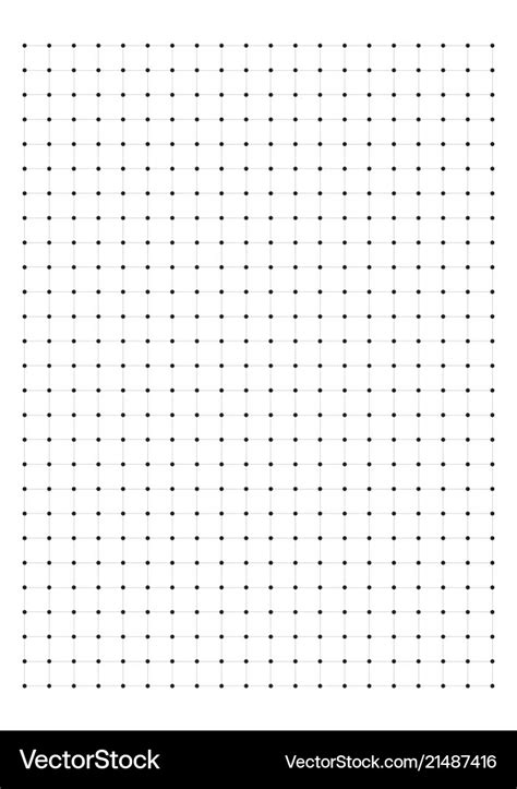 Dot Grid Paper Graph Paper Cm On A Royalty Free Vector