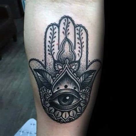 Ornamental Hamsa Tattoo Ideas With Meanings Body Tattoo Art