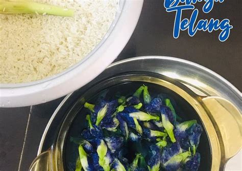.kanker, cara konsumsi bunga tunjung biru untuk mengobati kanker yaitu, ambil bunga tunjung biru / bisa dikeringkan dulu, lalu biru, jual tanaman tunjung biru, khasiat bunga tunjung biru, manfaat bunga tunjung biru, manfaat tanaman tunjung biru. Resipi Nasi Biru Bunga Telang oleh Nuraliyah Mn - Cookpad