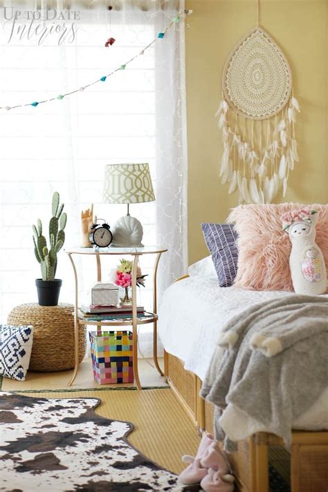 Bedroom decor inspiration by sasha bikoff. Global Bohemian Bedroom Makeover for a Girl | Up to Date ...
