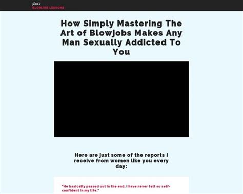 Jacks Blowjob Lessons How To Give The Best Blowjob In The World