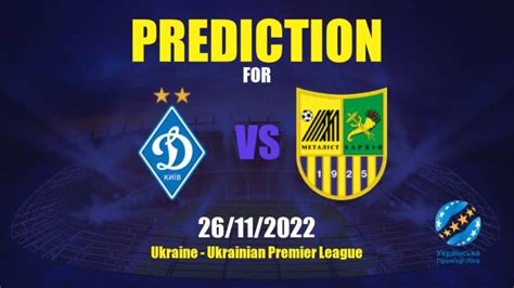 Prediction Dynamo Kyiv Vs Metalist 1925 Kharkiv 26112022 Ukraine