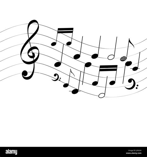 Vector Vector Music Notes Stock Vector Image And Art Alamy