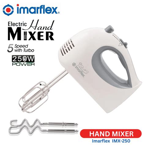 Imarflex Electric Mixer Imx 250 Hand Mixer For Baking Heavy Duty White