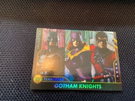 101 Rare Foil Team Card Gotham Knights Injustice Arcade Game Card