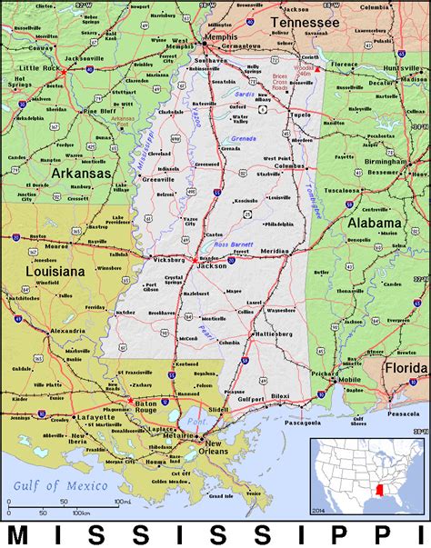 27 Map Of Alabama And Mississippi Maps Database Source