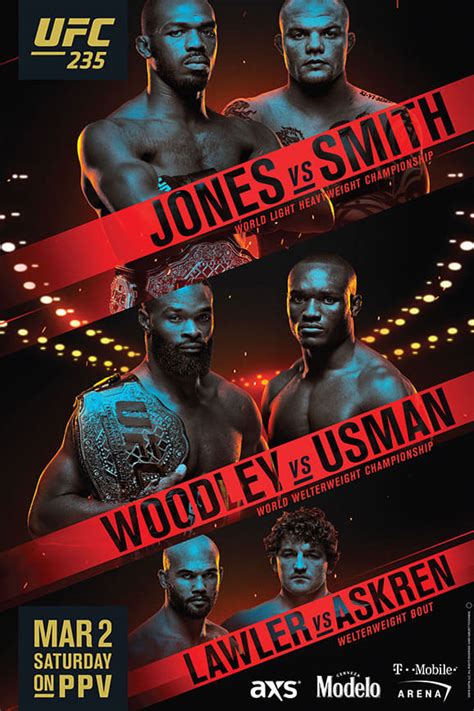 Ufc Jones Vs Smith Posters The Movie Database Tmdb