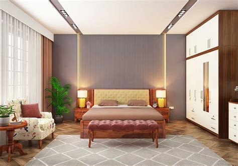 Modern And Spacious Bedroom Layout