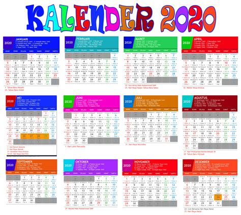 Kalender 2021 Lengkap Hari Libur Nasional Dan Cuti Bersama Skb 3