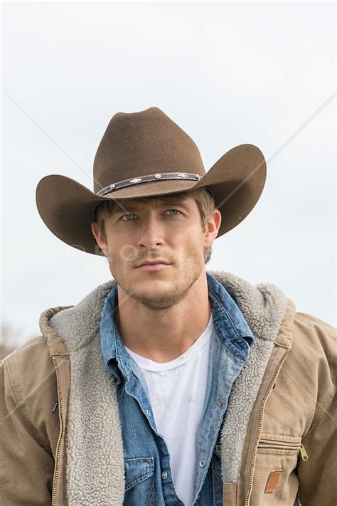 Portrait Of A Handsome Cowboy Rob Lang Images Licensing And Commissions