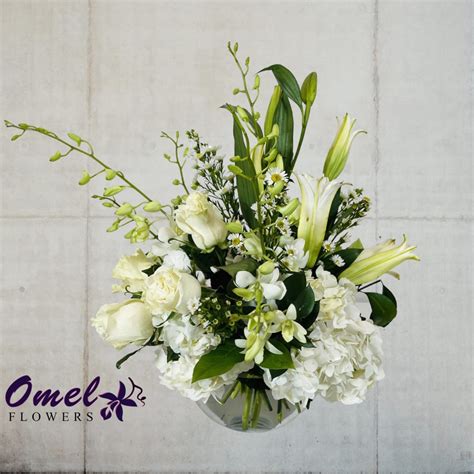 White Elegance In Hialeah Fl Omel Flowers