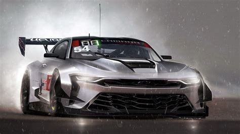 Official Gm Render Depicts A Chevrolet Camaro Widebody Race Car And It