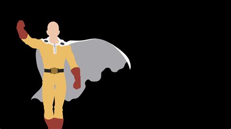 One Punch Man Saitama Minimalism Anime Wallpapers Hd Desktop And