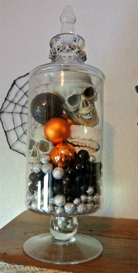 Halloween Apothecary Jar With Skulls Walmart 097 Each Teeth Molds