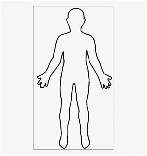 Human Body Outline Printable Cliparts Co Riset