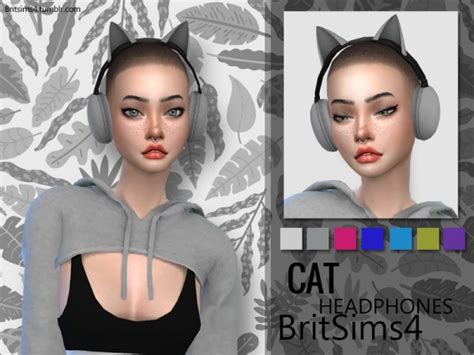 The Sims Resource Cat Ears Headphones By Dibellaa Sims 4 Downloads