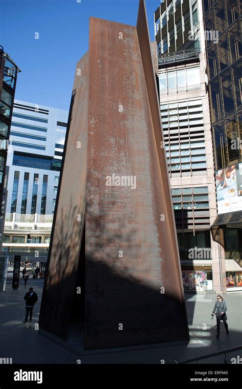 Fulcrum By American Sculptor Richard Serra At Liverpool Street Station