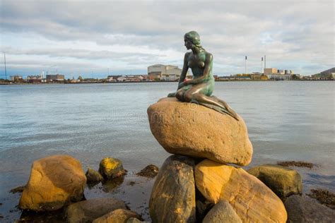 Copenhagen Denmark The Monument Of The Little Mermaid In Copenhagen