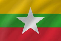 Myanmar flag vector - country flags