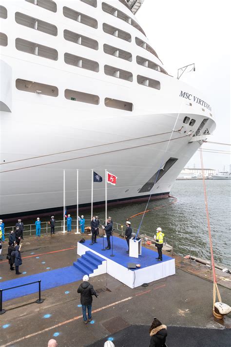 Msc Takes Delivery Of Latest New Cruise Ship Msc Virtuosa Ships Monthly