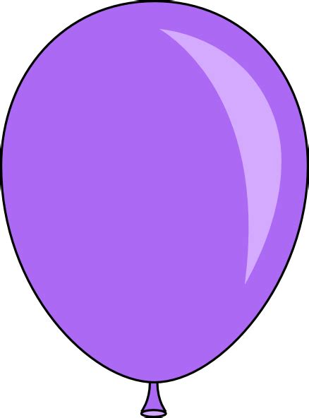 Purple Balloon Clipart Clip Art Library