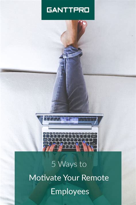 A Person Using A Laptop On Top Of A Bed With The Text 5 Ways To Motivve