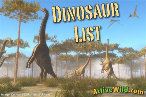 These dinosaurs are quite famous in hollywood. List Of Dinosaurs - Dinosaur Names With Pictures & Information