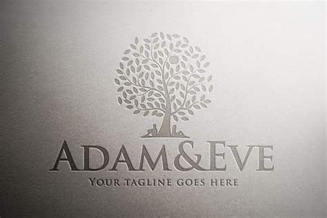 Adam And Eve Logo Template Creative Logo Templates Creative Market