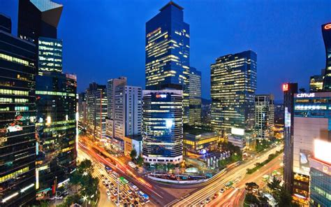 Find the best korea wallpaper on getwallpapers. Download wallpapers Seoul, South Korea, night, skyscrapers ...