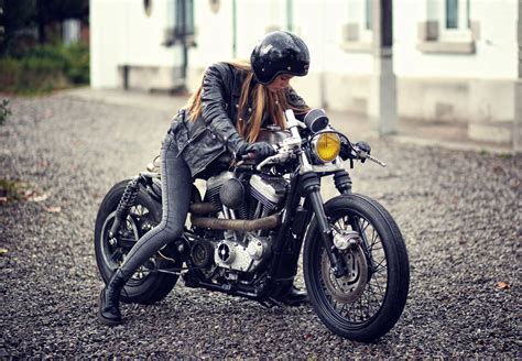 Collectori Fotografia Cafe Racing Cafe Racer Motorcycle Motorcycle Girls Moto Bike Harley