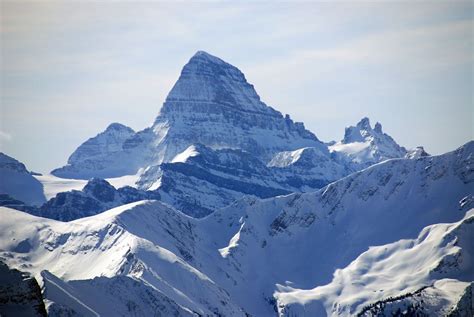 17 Mount Assiniboine From Lookout Mountain At Banff Ski Sunshine