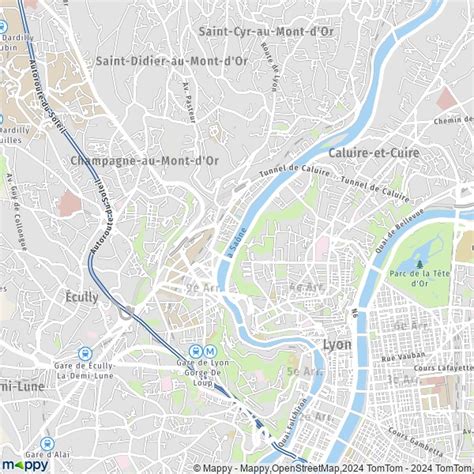 Plan Lyon Carte De Lyon 69009 Et Infos Pratiques