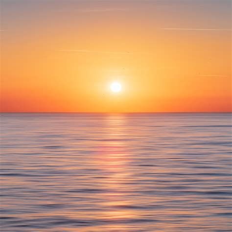 Od33 Nature Sun Sunset Sea Sky Ocean Wallpaper