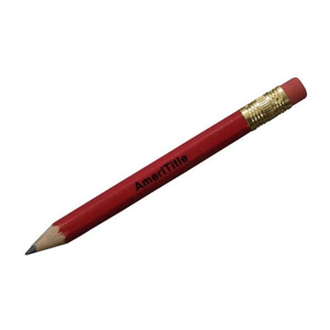Promotional Hex Golf Pencils With Erasers Personalized With Your Custom