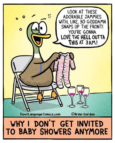 Baby Shower Funny Baby Quotes Funny Babies Fowl Language Comics