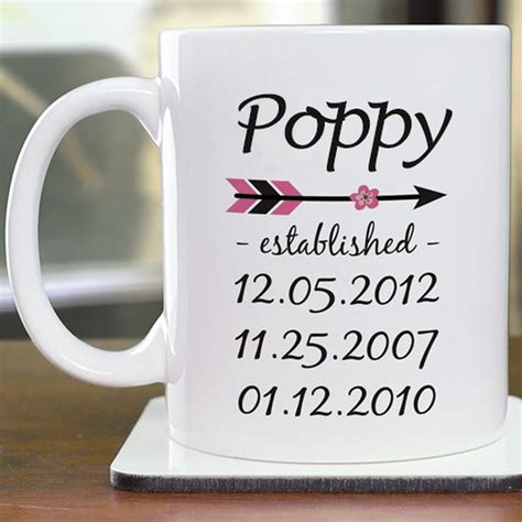 Personalized Mug For Grandpa Established When The Banananana Shoppe