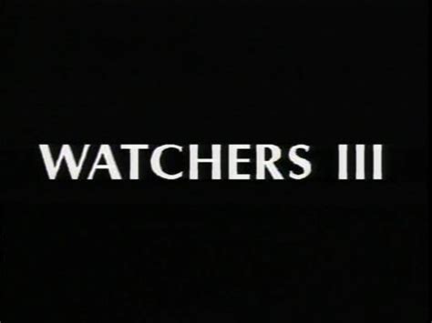 Watchers Iii 1994 Horrorhr