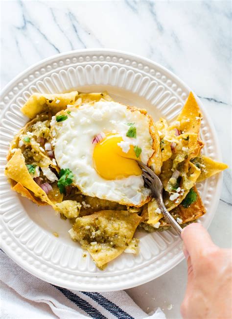 Chilaquiles Verdes With Baked Tortilla Chips Cookie And Kate