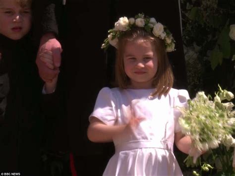 Princess Charlotte And Prince George Wave To Royal Wedding Crowds