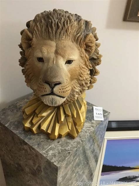 creart mexico lion s head sculpture 3897738059