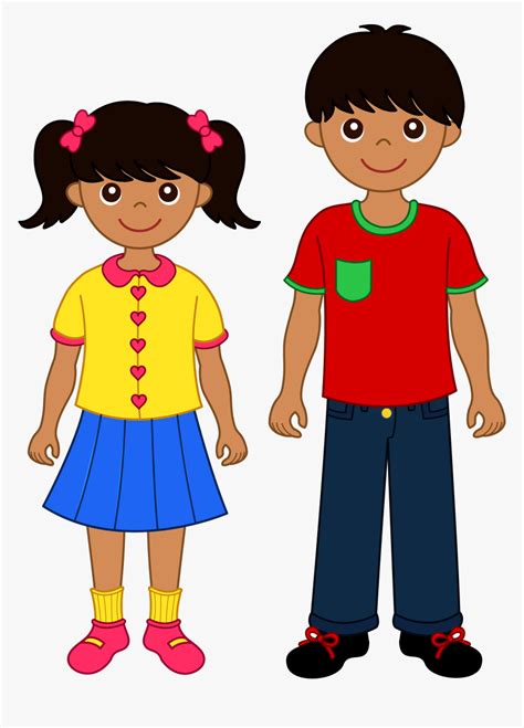 Clipart Of Child Brother And Sister Brother And Sister Clipart Png