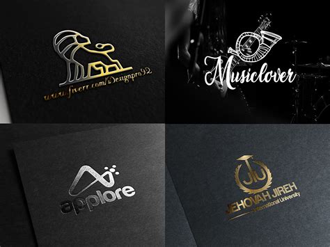 I Will Do Luxury Minimalist Business Logo Design With