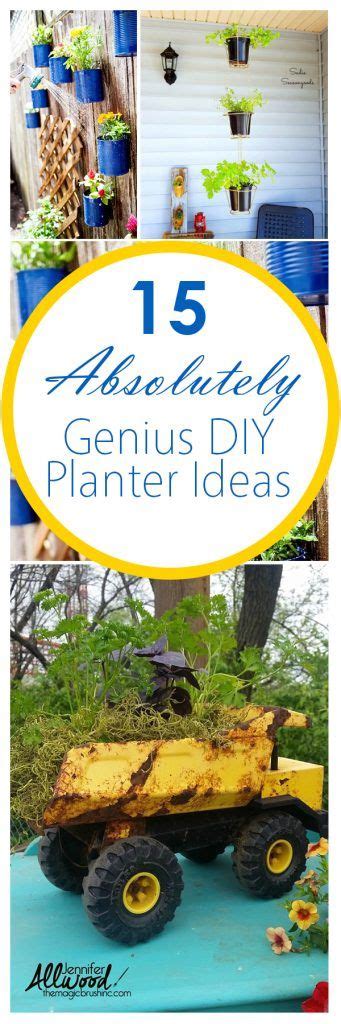 15 Absolutely Genius Diy Garden Planter Ideas — Bees And Roses