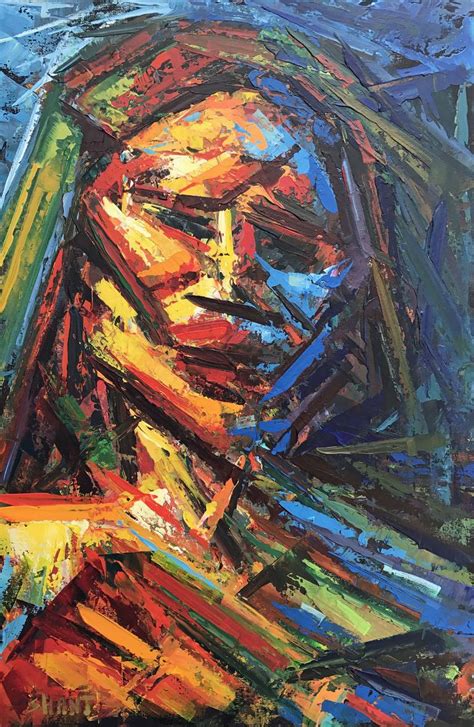 Abstract Self Portrait Painting Best Painting Collection