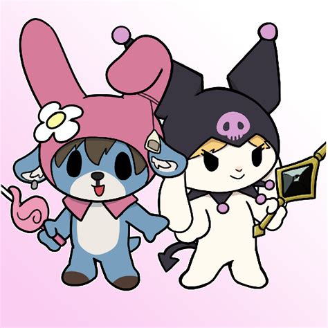 Cosplaying My Melody And Kuromi ~ Art By Thaasteo By Rockingbeatlp On