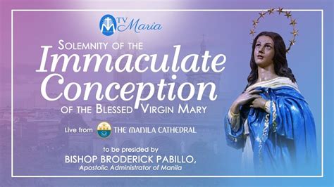 December 8 2020 Solemnity Of The Immaculate Conception Of The Blessed Virgin Mary Youtube