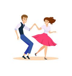 Swing Dance Vector Images Over